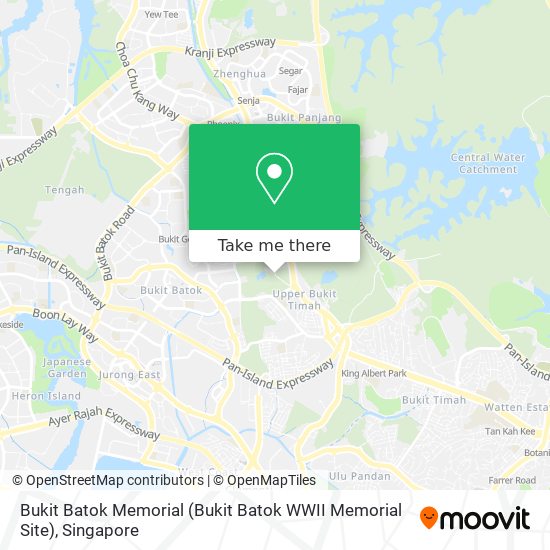 Bukit Batok Memorial (Bukit Batok WWII Memorial Site) map