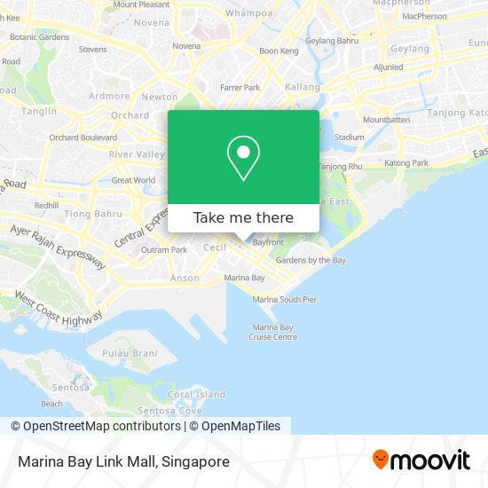 Marina Bay Link Mall map