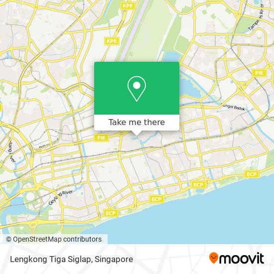 Lengkong Tiga Siglap map