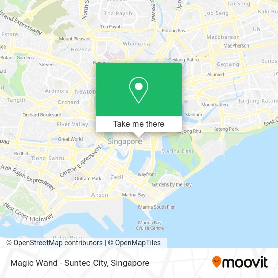 Magic Wand - Suntec City map