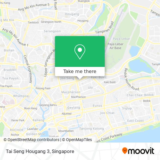 Tai Seng Hougang 3地图