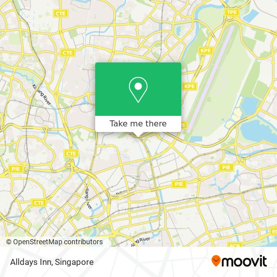 Alldays Inn map