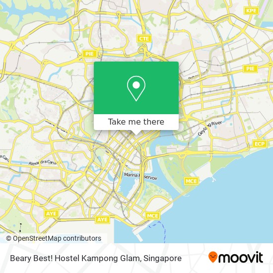 Beary Best! Hostel Kampong Glam map