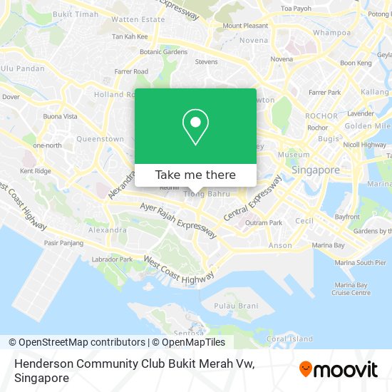 Henderson Community Club Bukit Merah Vw map