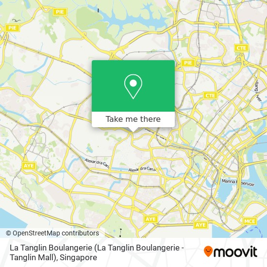 La Tanglin Boulangerie map