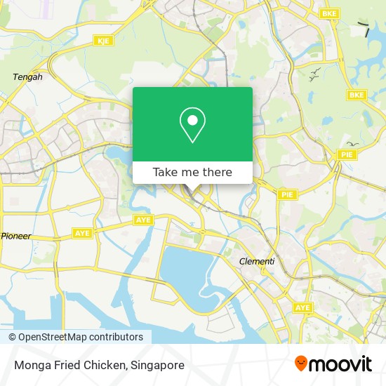 Monga Fried Chicken map