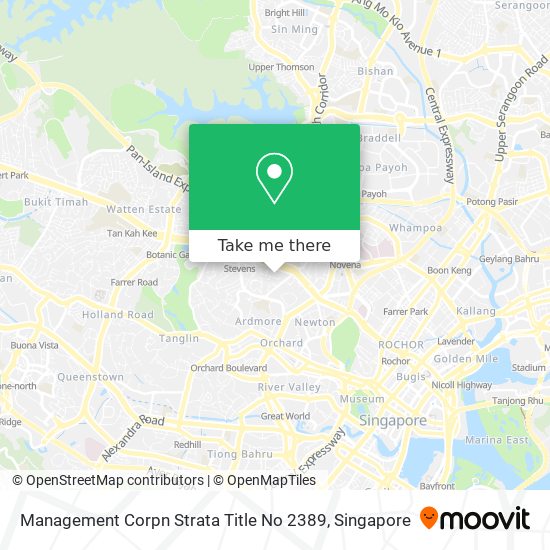 Management Corpn Strata Title No 2389 map