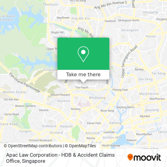 Apac Law Corporation - HDB & Accident Claims Office map
