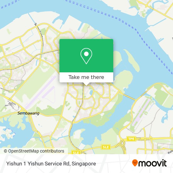 Yishun 1 Yishun Service Rd map