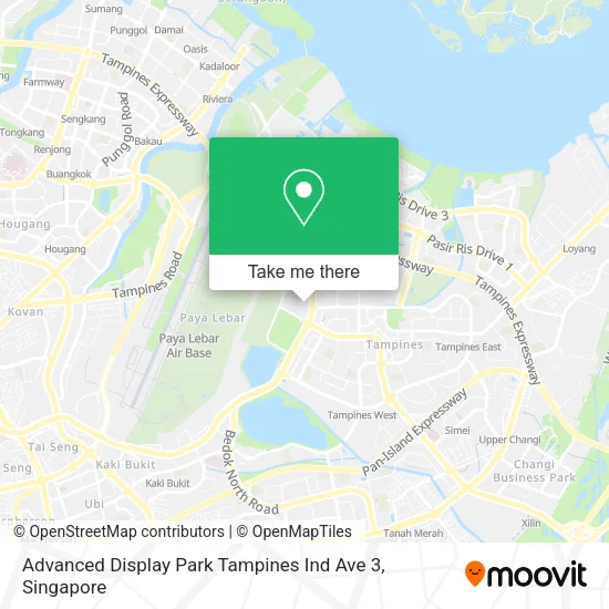 Advanced Display Park Tampines Ind Ave 3地图