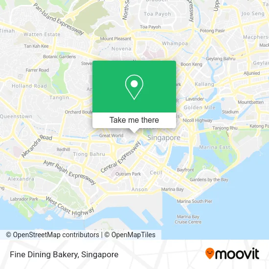Fine Dining Bakery map