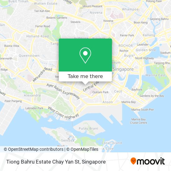 Tiong Bahru Estate Chay Yan St map