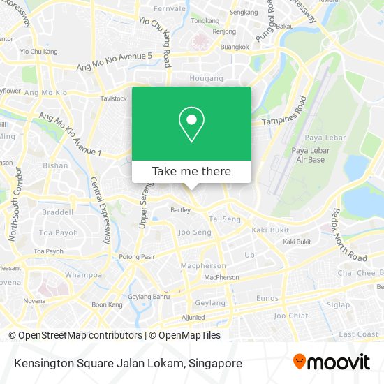 Kensington Square Jalan Lokam map