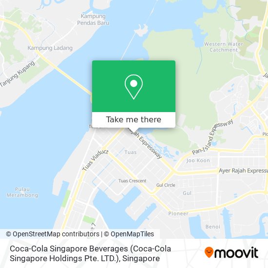 Coca-Cola Singapore Beverages (Coca-Cola Singapore Holdings Pte. LTD.)地图
