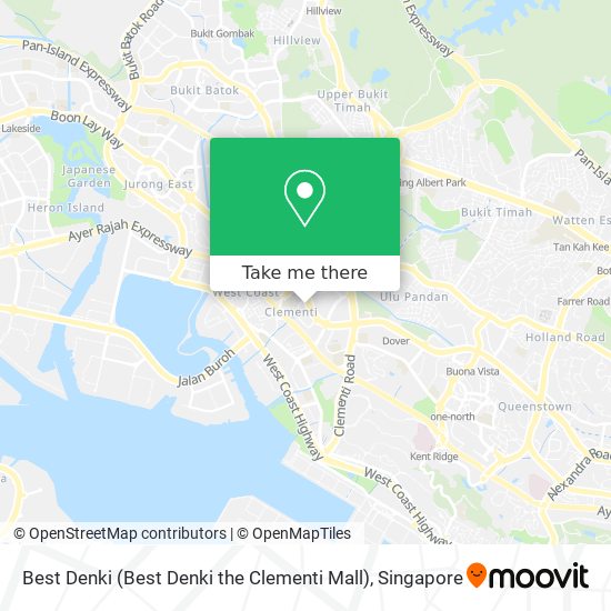 Best Denki (Best Denki the Clementi Mall) map