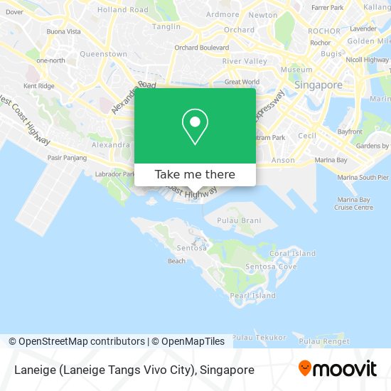 Laneige (Laneige Tangs Vivo City)地图