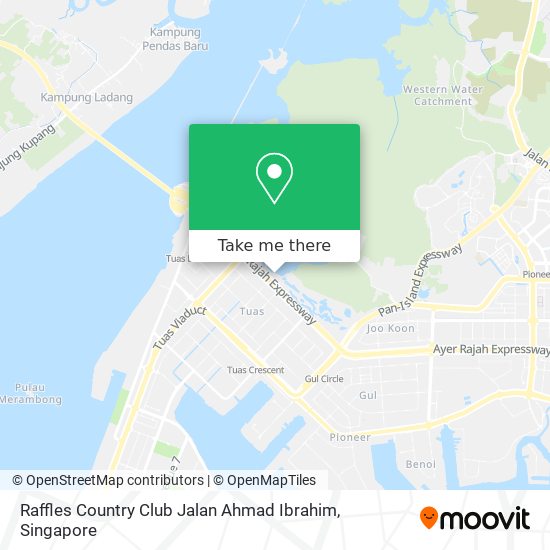 Raffles Country Club Jalan Ahmad Ibrahim地图