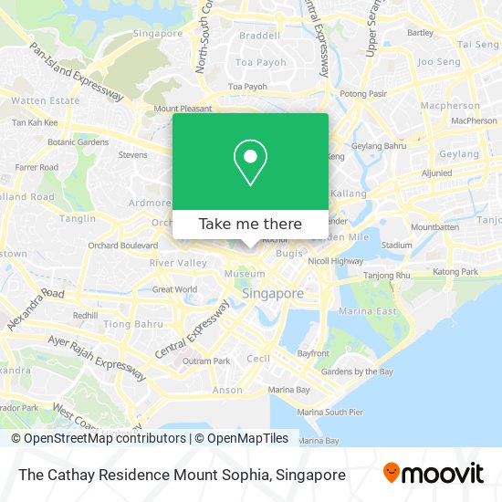 The Cathay Residence Mount Sophia地图