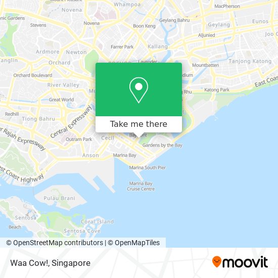 Waa Cow! map