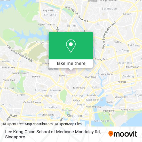 Lee Kong Chian School of Medicine Mandalay Rd map