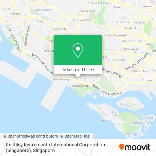 Keithley Instruments International Corporation (Singapore) map