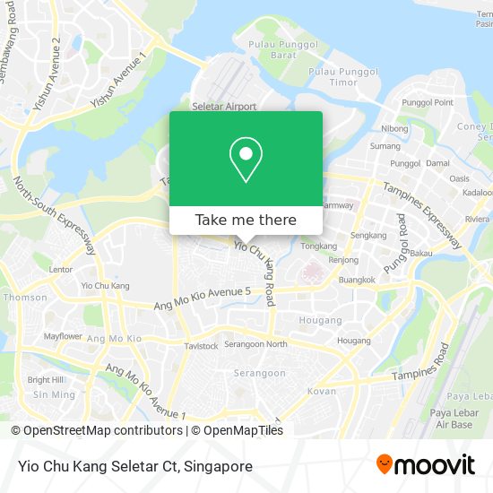 Yio Chu Kang Seletar Ct地图