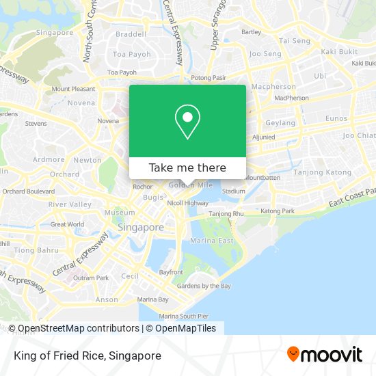 King of Fried Rice map