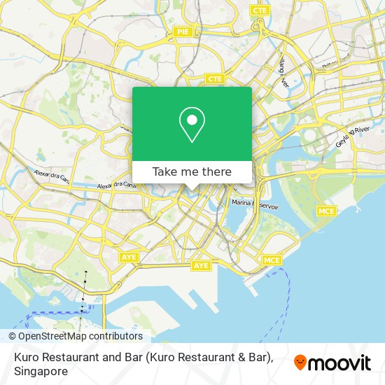 Kuro Restaurant and Bar map