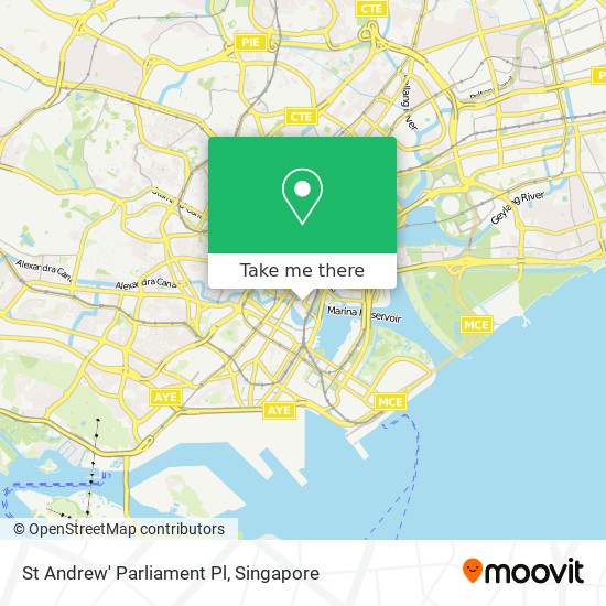 St Andrew' Parliament Pl map
