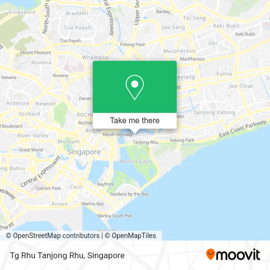 Tg Rhu Tanjong Rhu map