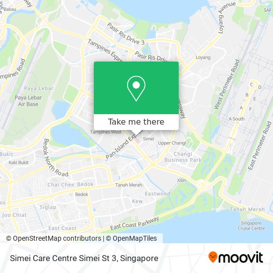 Simei Care Centre Simei St 3 map