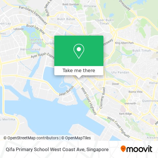 Qifa Primary School West Coast Ave map