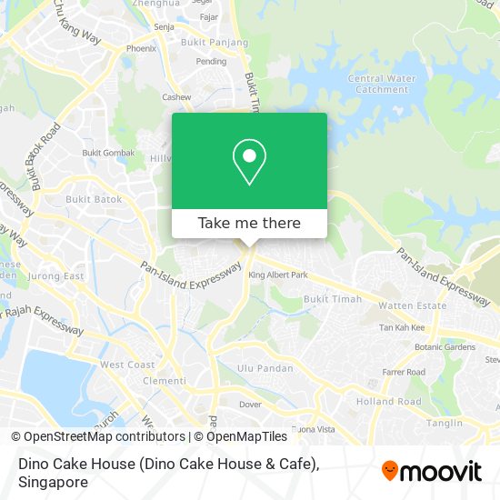 Dino Cake House map