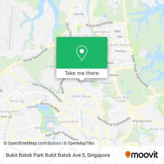 Bukit Batok Park Bukit Batok Ave 5 map