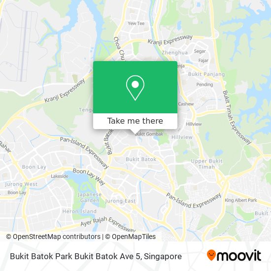 Bukit Batok Park Bukit Batok Ave 5 map