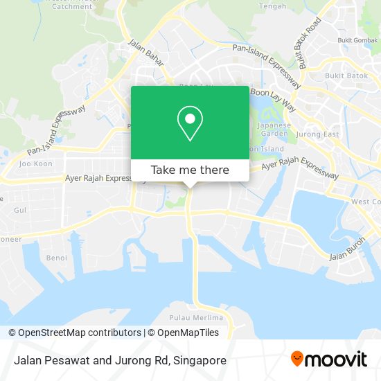 Jalan Pesawat and Jurong Rd map