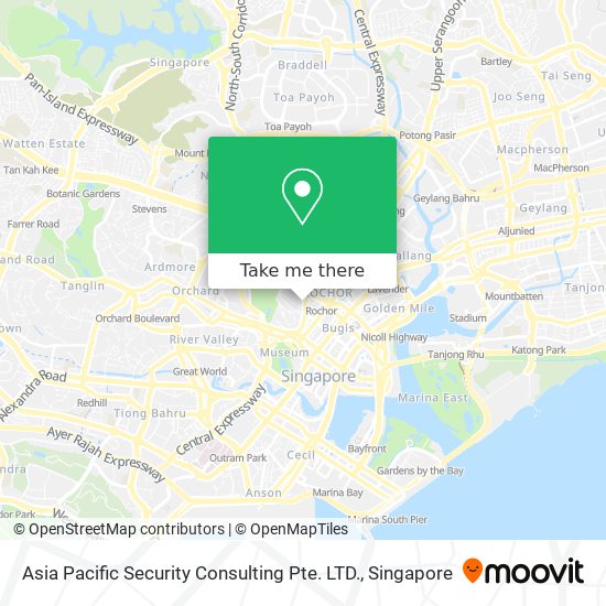 Asia Pacific Security Consulting Pte. LTD. map