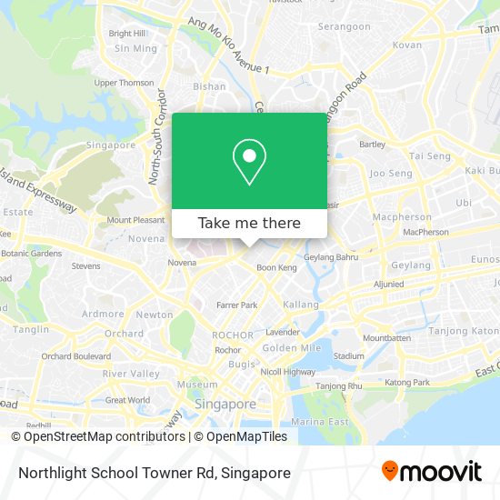 Northlight School Towner Rd map