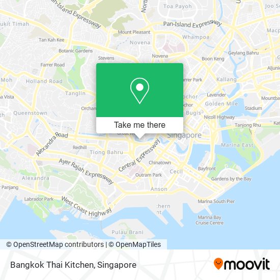 Bangkok Thai Kitchen map