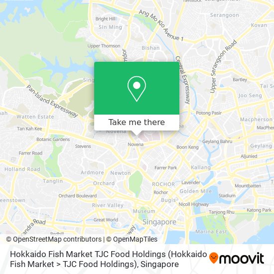 Hokkaido Fish Market TJC Food Holdings map