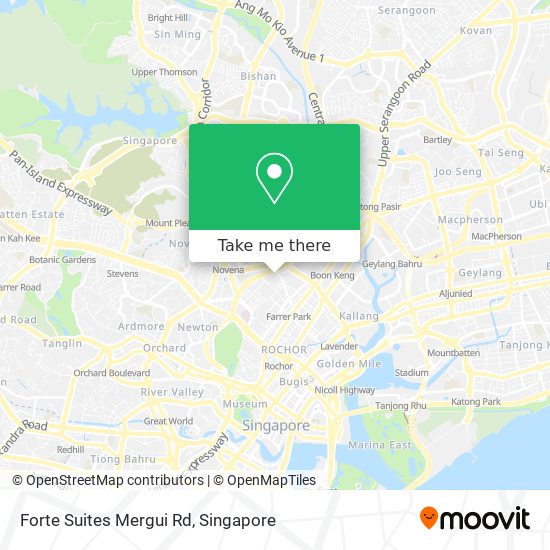 Forte Suites Mergui Rd map