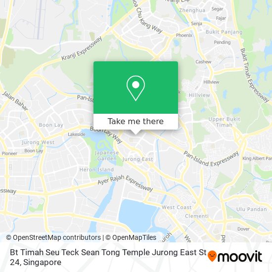 Bt Timah Seu Teck Sean Tong Temple Jurong East St 24地图