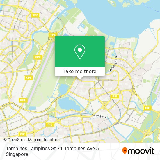 Tampines Tampines St 71 Tampines Ave 5 map