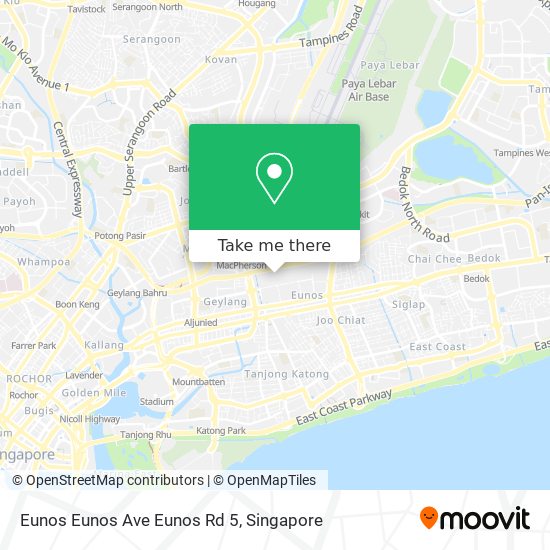 Eunos Eunos Ave Eunos Rd 5地图