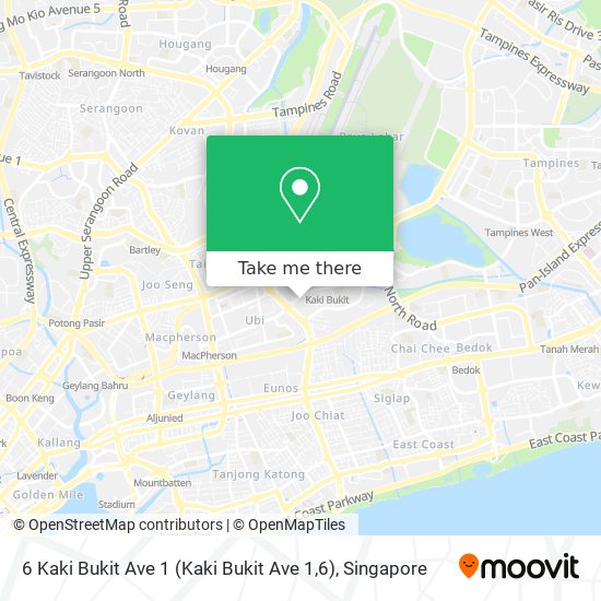 6 Kaki Bukit Ave 1 (Kaki Bukit Ave 1,6) map