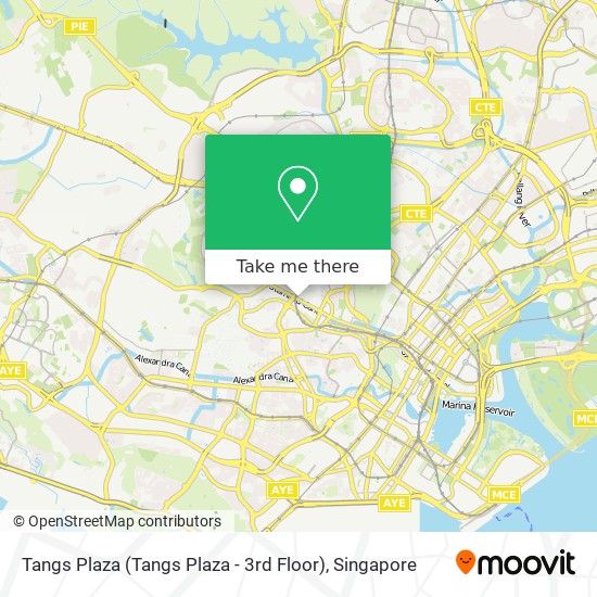 Tangs Plaza (Tangs Plaza - 3rd Floor) map