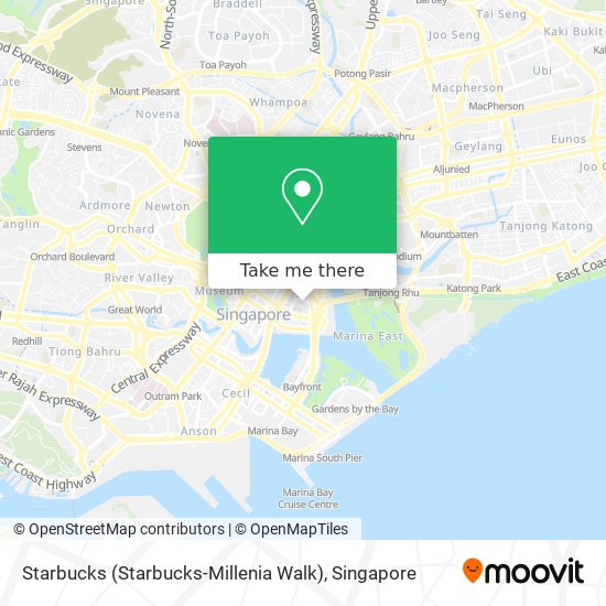 Starbucks (Starbucks-Millenia Walk) map