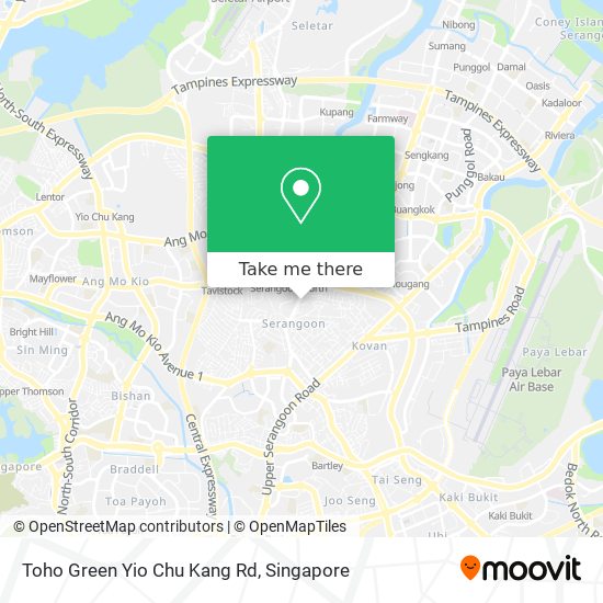 Toho Green Yio Chu Kang Rd map