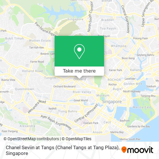 Chanel Seviin at Tangs (Chanel Tangs at Tang Plaza) map