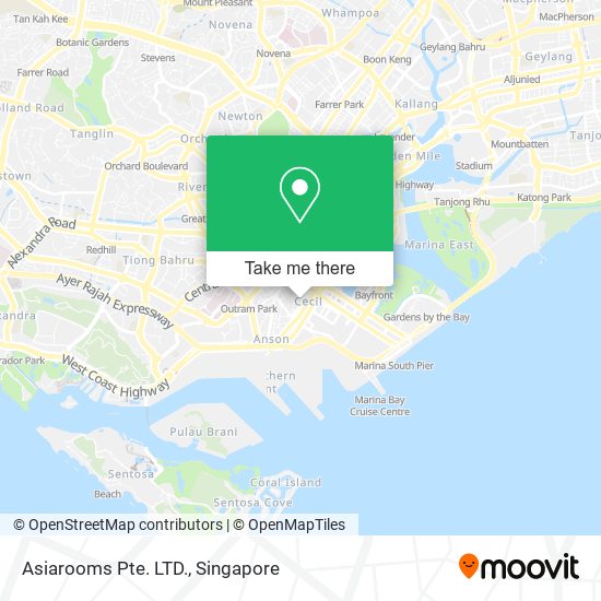 Asiarooms Pte. LTD. map